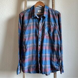 Jack O’Neill Plaid Flannel Button Down Mens Sz: Med